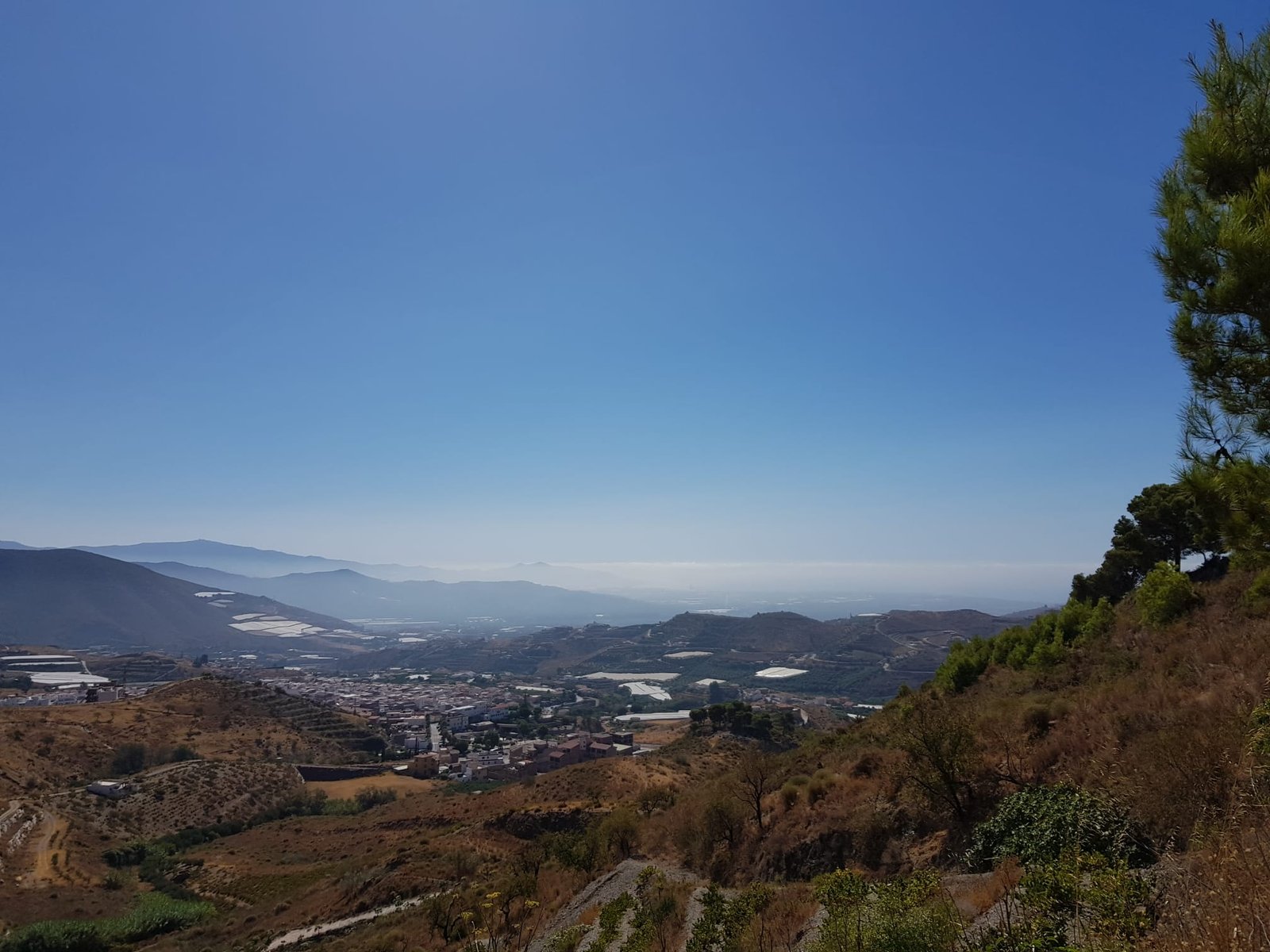 Cortijo de 56 m² con piscina y vistas al mar